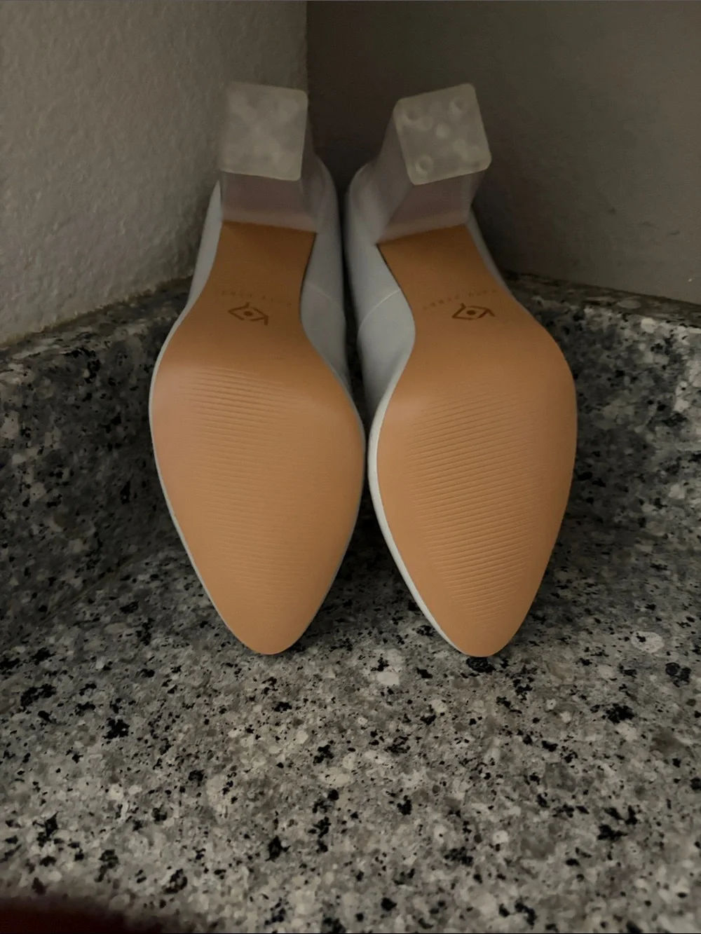 Katy Perry Collections White Patent Pointed Toe Pumps